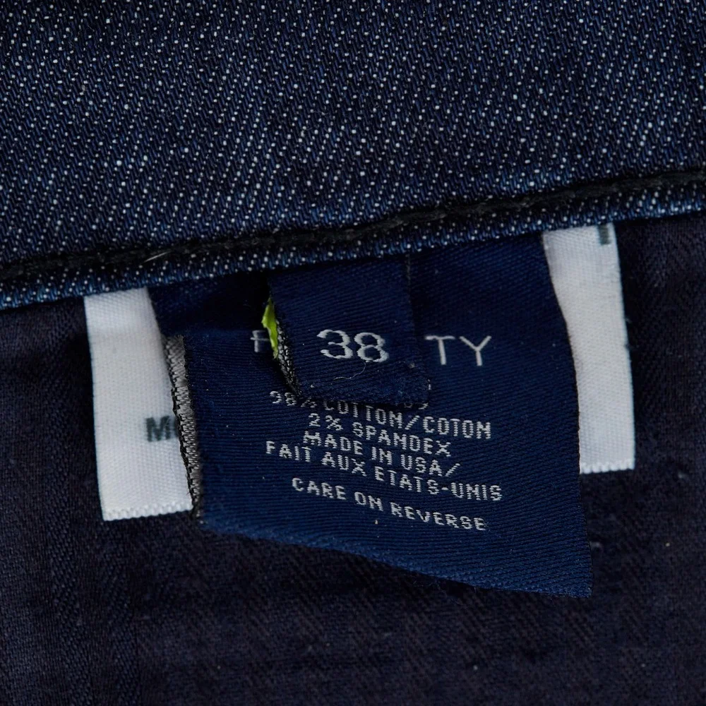 Fidelity Denim 50-11 Jeans Mens 38 Ventilator Blue Straight Leg Cott‎ Fits 38x30